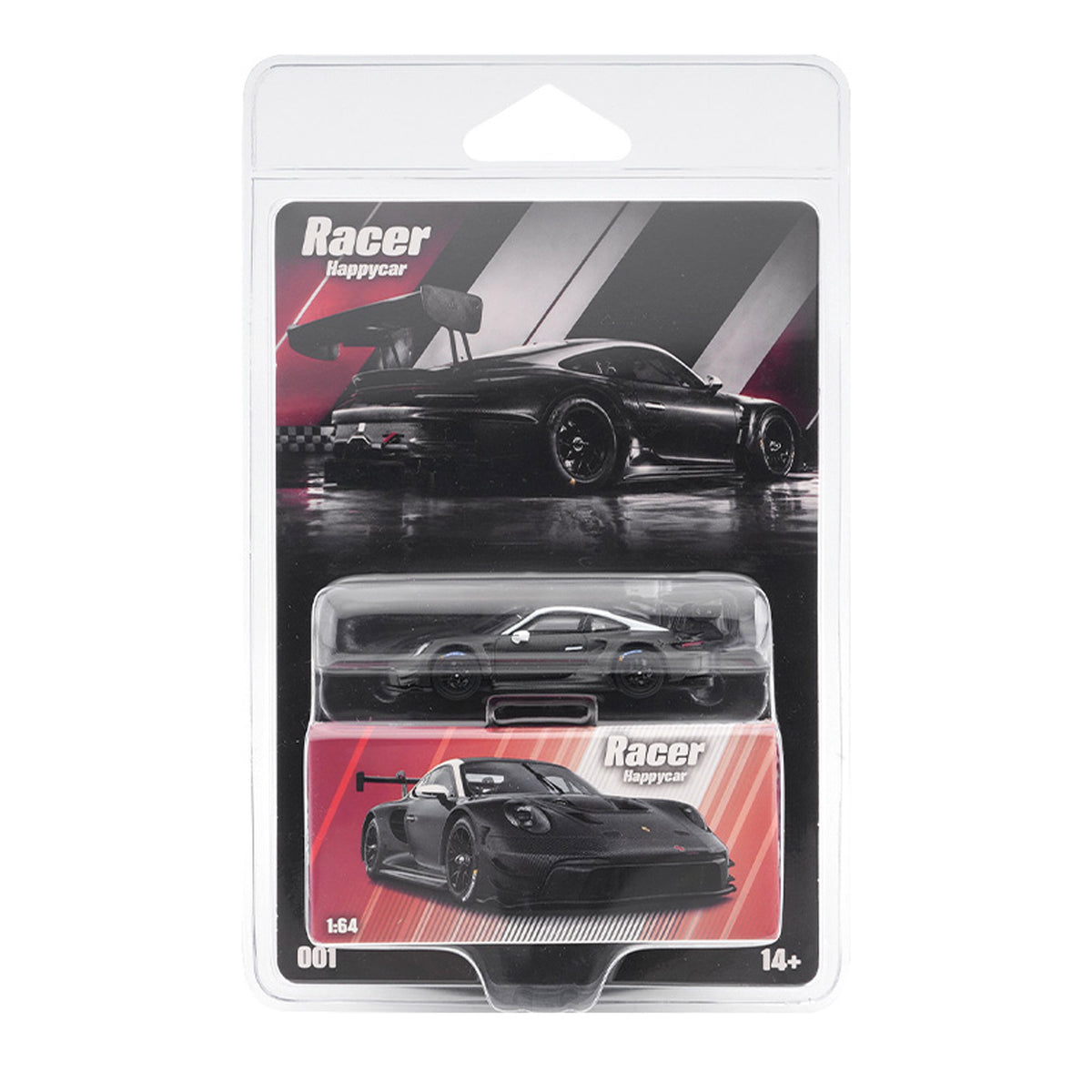 911 GT3 R Full Carbon Fleet Delivery Version Happycar HC 1:64 Alloy Car Model