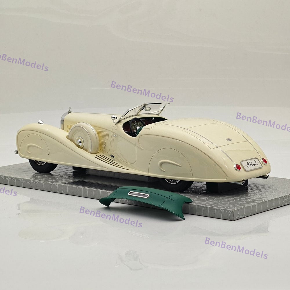 1/18 AMC Mercedes Benz 540K W29 Open Top Car King Ghazi Erdmann & Rossi 1936