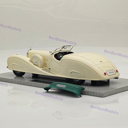 1/18 AMC Mercedes Benz 540K W29 Open Top Car King Ghazi Erdmann & Rossi 1936