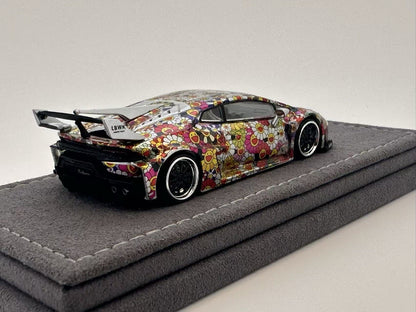 DAP 1:64 Lamborghini Supercar Voiture de course Livrée Roues portantes Modèle de voiture moulé sous pression Jouets Cadeau