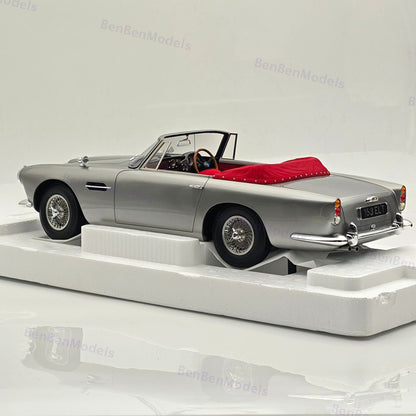 12ART 1/12 Scale 12-ART0108020 Aston Martin DB4 DHC Silver 1962 Resin Model Car