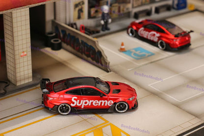 Pre-sale Ghost Player 1:64 BMW G82 M4 Supreme / Coca-Cola Wide-Body Modified