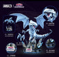 2023 Yugioh Blue-Eyes White Dragon Building Block Figure 1,258 PCS