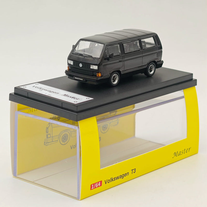 Master 1:64 Porsche B32 & VW T3 Multivan 1985 Van HellaFlush Diecast Toys Car Models Miniature Hobby Exquisite Gifts