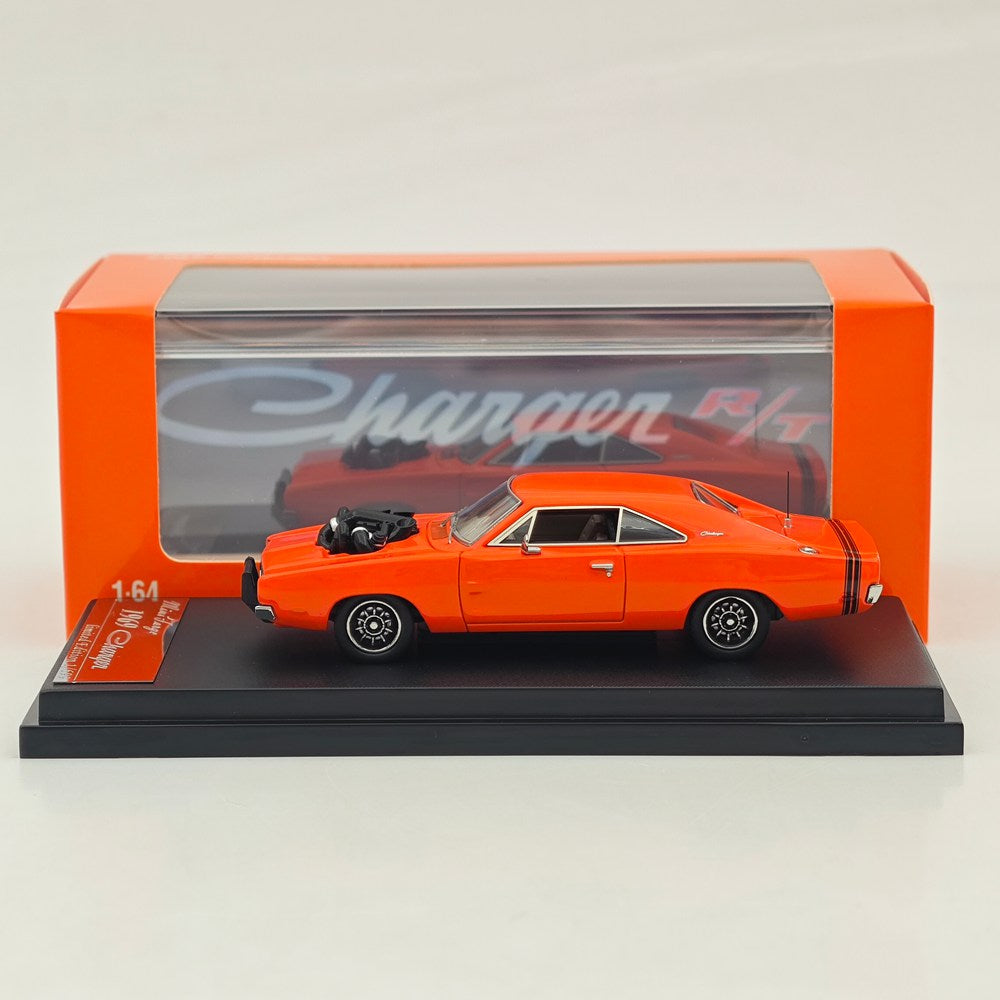 Mini Forge 1:64 1969 Charger Red with 1600 HP Twin-Turbo LS Diecast Motor