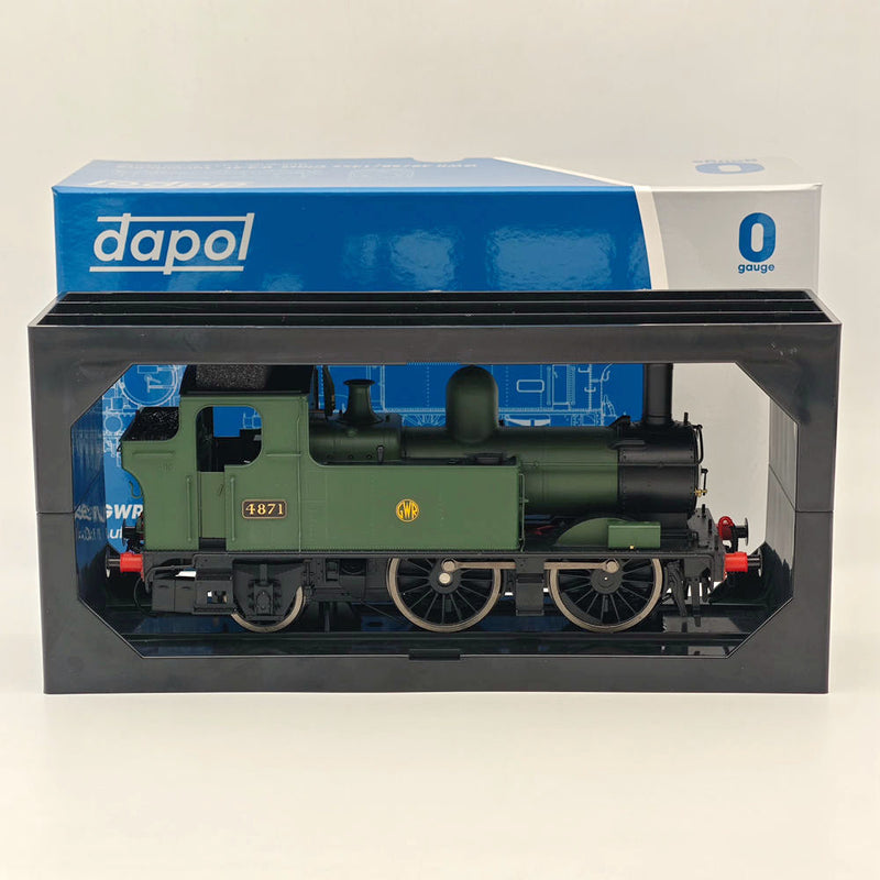 Dapol 7S-006-002 O Gauge 48xx Class GWR Shirtbutton Green 4871 21DCC -Locomotive