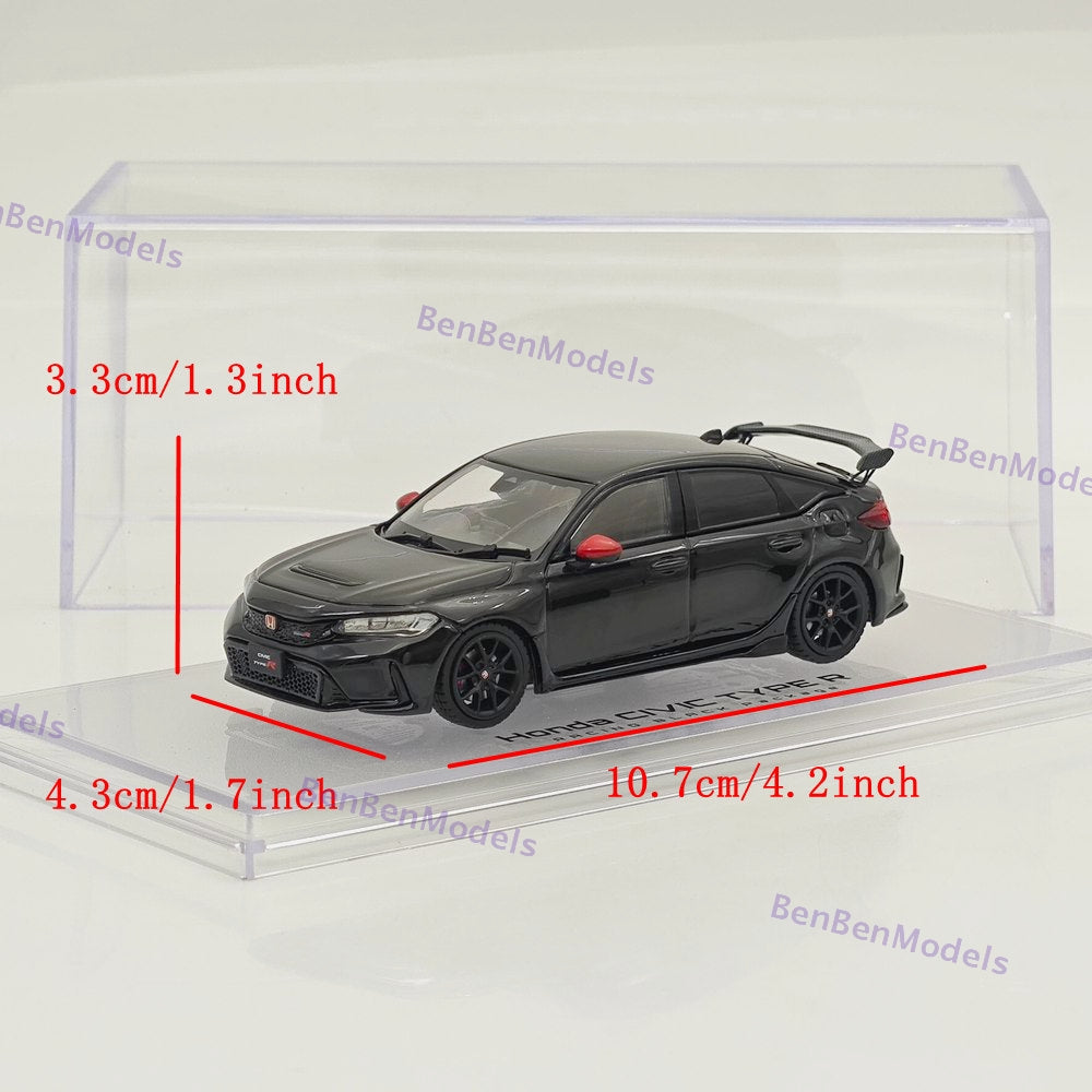 1/43 Hobby Japan HJD43 CIVIC TYPE R (FL5) RACING BLACK Package Genuine Option