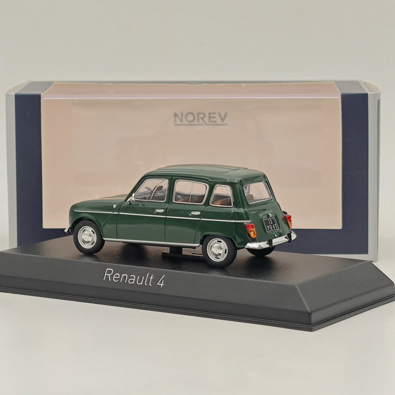 1/43 Norev Renault R4 1974 Dark Green Quatrelle Diecast Models Car Collection