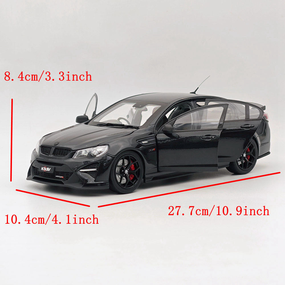 1:18 Scale Holden HSV GTSR W1 PHANTOM B182817E Black Diecast Models Car Limited Collection Gifts(Ships from the United States)