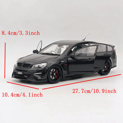 1:18 Scale Holden HSV GTSR W1 PHANTOM B182817E Black Diecast Models Car Limited Collection Gifts(Ships from the United States)