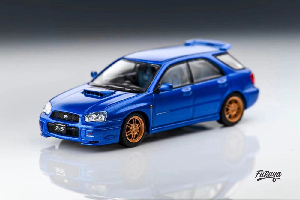 Furuya 1:64 SUBRARU Impreza WRX STi GD/GG Diecast Toys Car Collection Gifts Limited Edition
