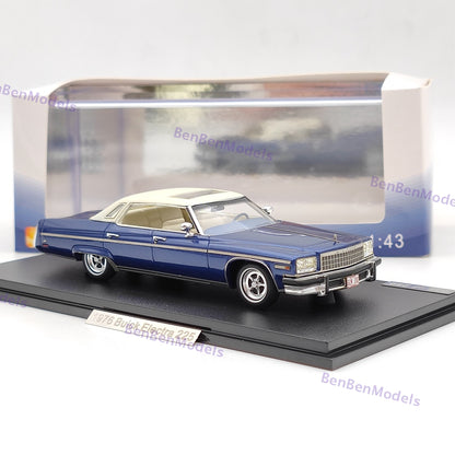 1/43 GLM Models Buick Electra 225 1976 #107202 Blue Resin Car Limited Collection