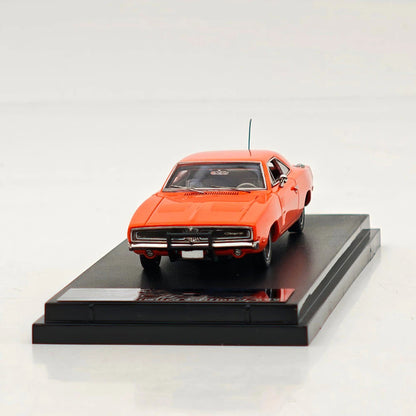 1:64 Mini Forge 1969 Charger R/T Red Diecast Metal Car Limited Collection