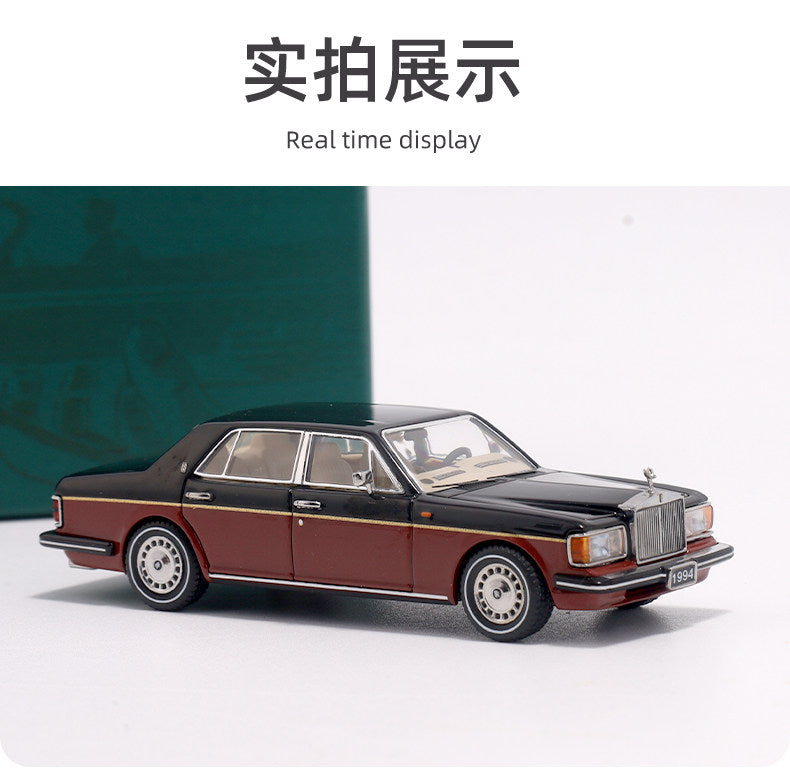 GFCC 1:64 Scale Silver Spur III Alloy Diecast Model Car Display Gift