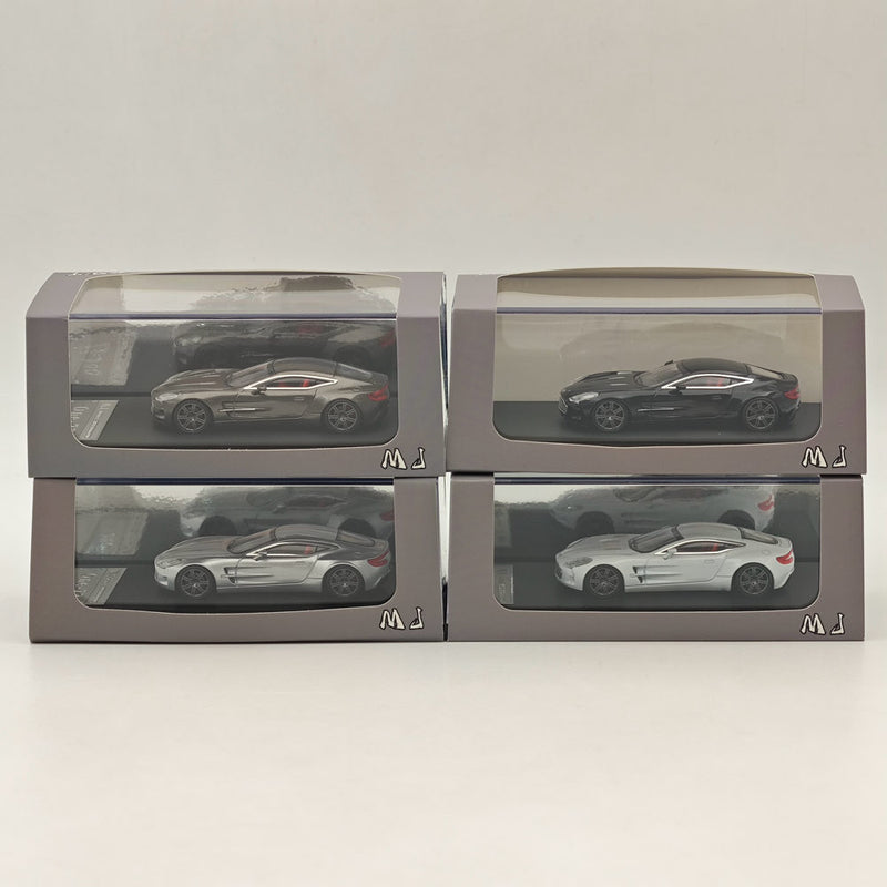 MJ 1/64 Aston Martin ONE77 Alloy Diecast Toys Car Models Miniature Hobby Collection Gifts Limited 999