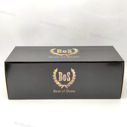 BOS 1:18 Cadillac Eldorado Coupe Blue 1976 BOS328 Resin Model Limited Collection