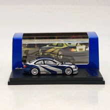 Ghost Player 1:64 E46 M3 GTR NFS Blue/Silver Openable Hood & Trunk Diecast Model Car Limited Collection