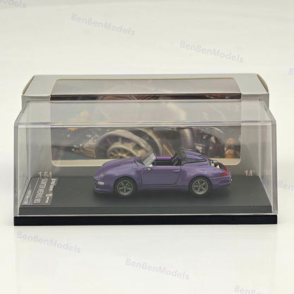 SW 1:64 Porsche Gunther Werks 993 Remastered Diecast Model Car - Four styles are