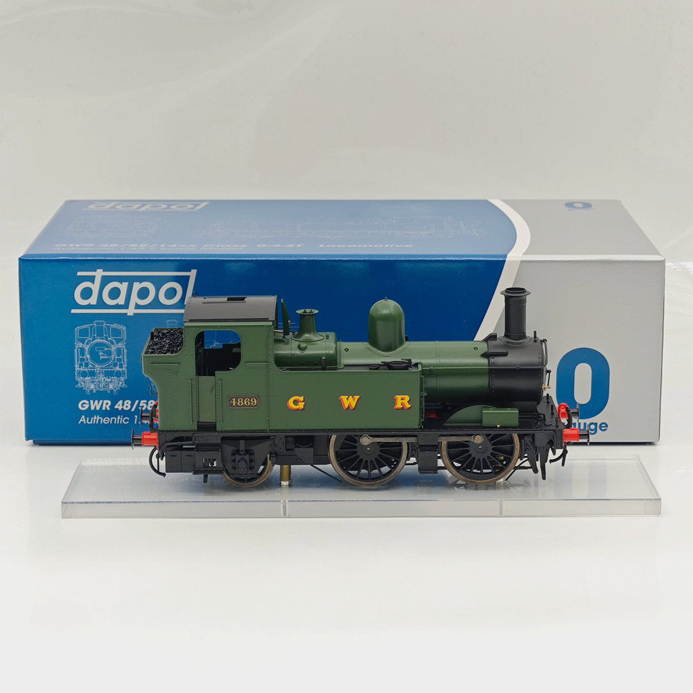 Dapol 7S-006-004 O Gauge 48xx Class 0-4-2T Green Lettered 'GWR' 4869 DCC