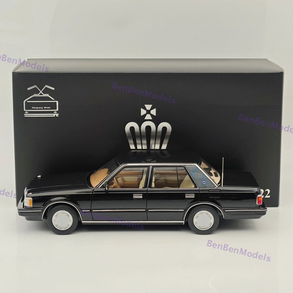 1/18 Toyota Crown Seventh Generation MS122 Black / Mi Interior Diecast Model