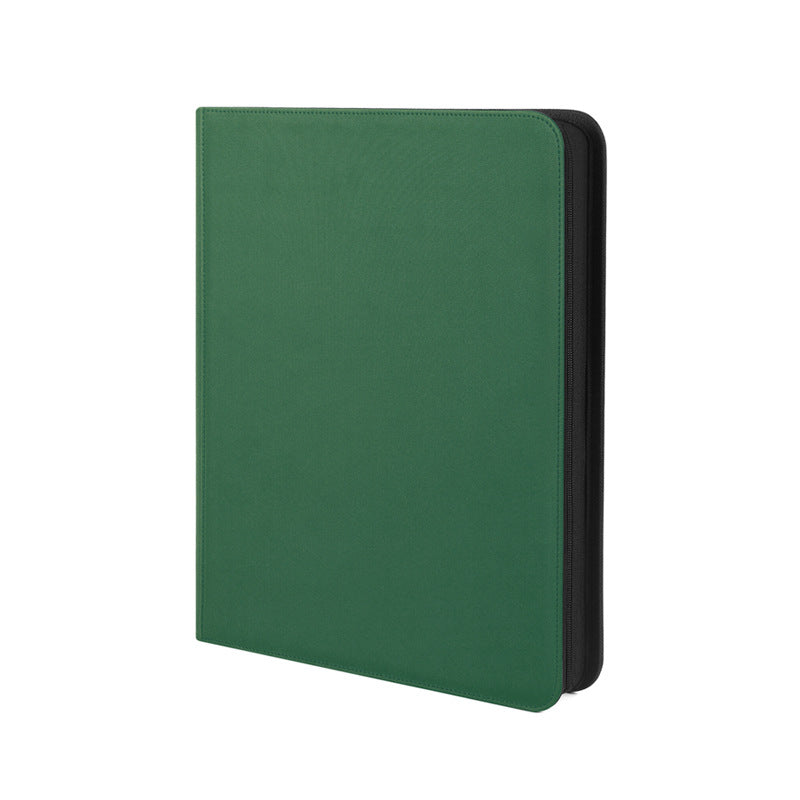 Multi-color PU Leather Card Album 252 Pockets Zippered TCG Storage Bind