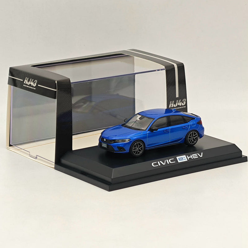 Hobby Japan 1/43 Honda CIVIC(FL4) e:HEV Plemium Crystal Blue Metallic HJ433003BL