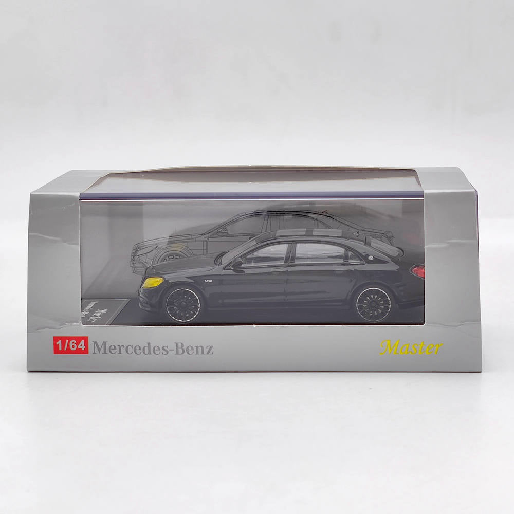 Prévente Master 1:64 Mercedes Benz Maybach Classe S S560 Jouets moulés sous pression Modèles de voitures Cadeau Auto Collection Noir