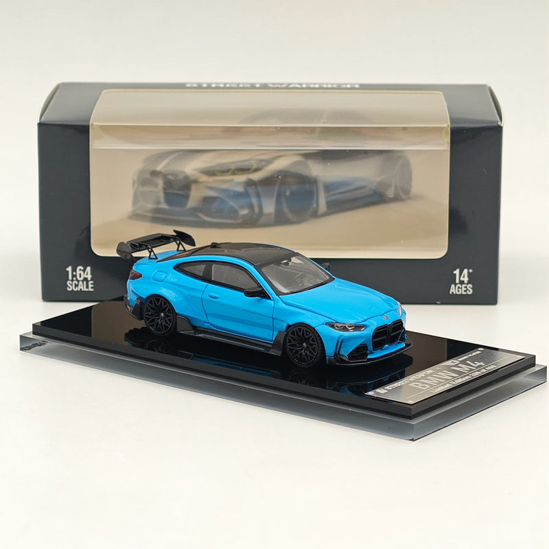 SW 1:64 BMW M4 G82 Sports Model Limited 499 Diecast Model Car Collection Blue