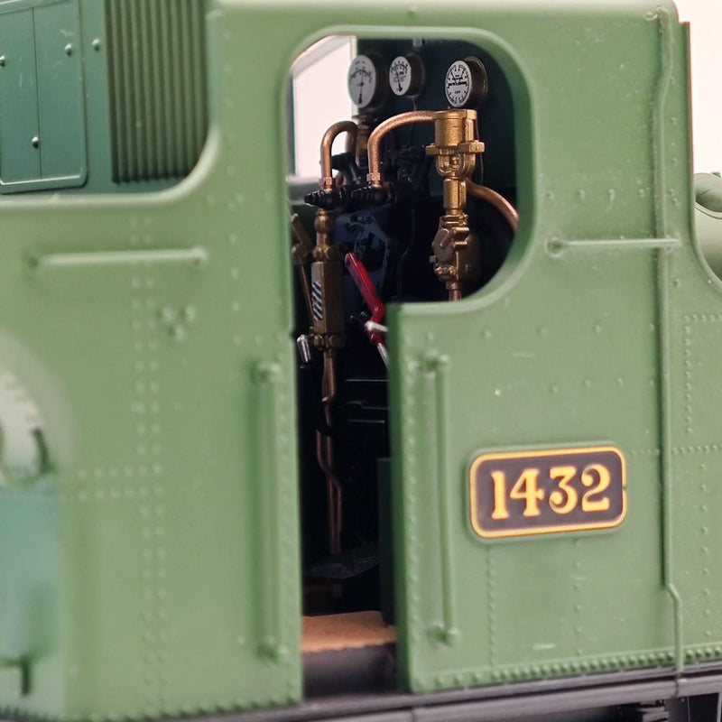 Dapol 7S-006-020 O Gauge 14xx Class Green GWR 1432 Auto fitted 21DCC- Locomotive