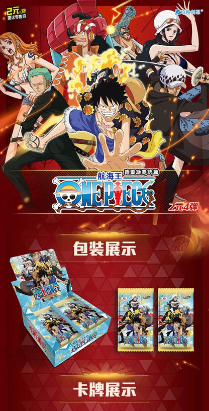 2024 Toei One Piece Trading Card 30 Pack Deluxe Booster Box Anime TCG OP-AB02