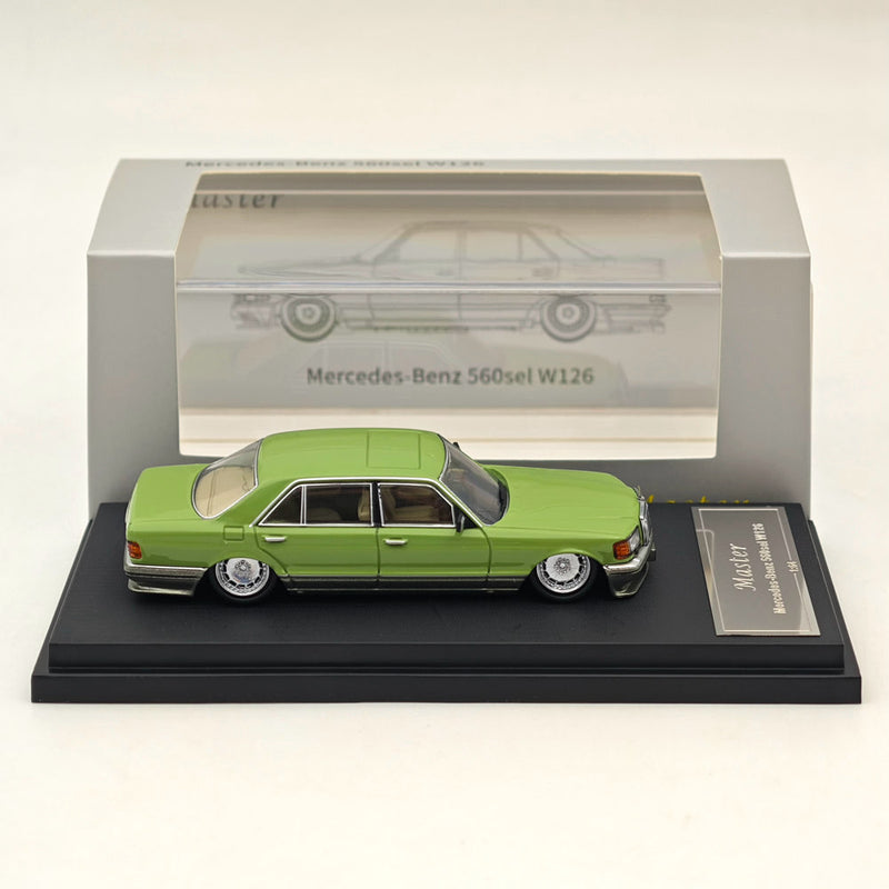 Master 1:64 Mercedes-Benz S560sel W126 Diecast Toys Car Models Miniature Hobby Collection Gifts