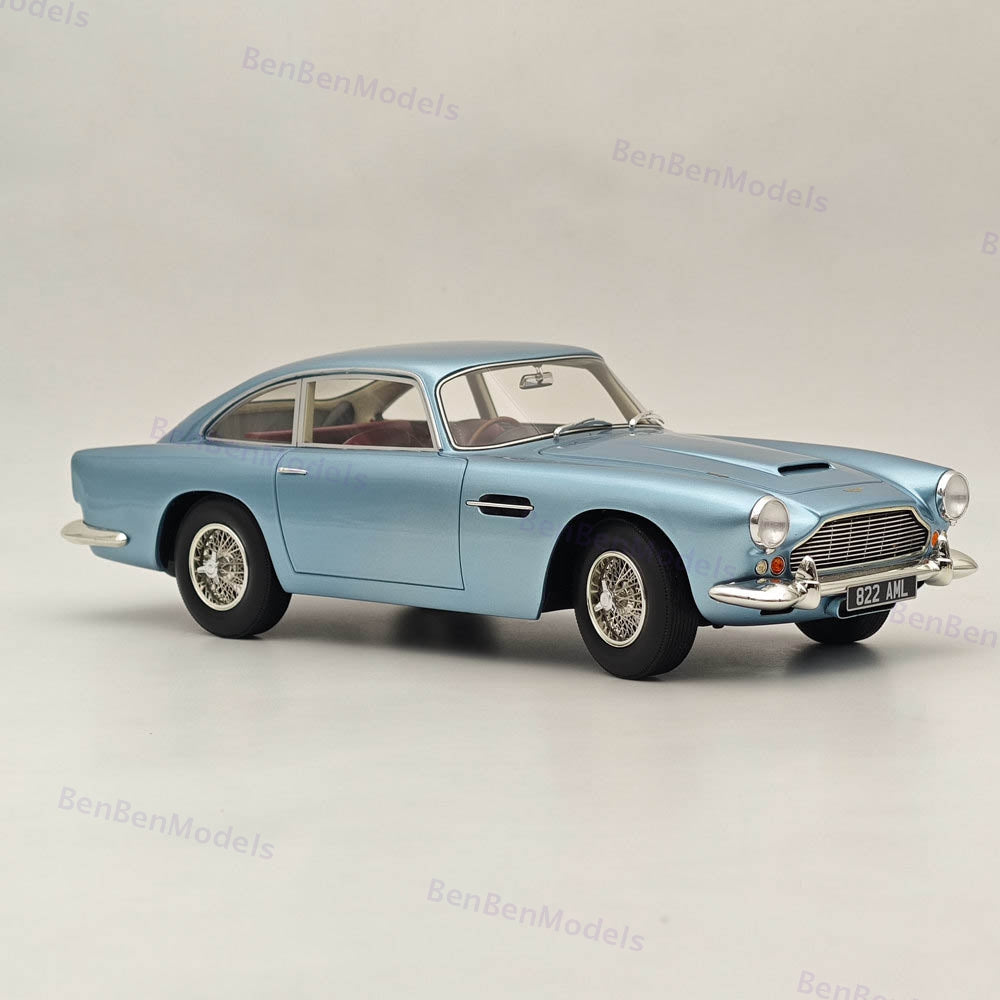 CULT 1:18 Aston Martin DB4 Blue Metallic Resin Model Car Collection CML062-1