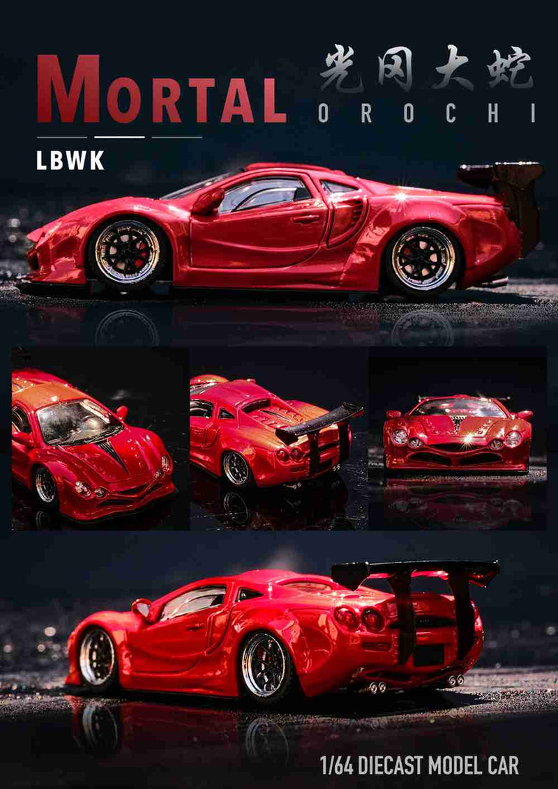 Mortal 1:64 MITSUOKA Orochi LBWK Diecast Toys Car Models Hobby Collection Gifts Limited Edition