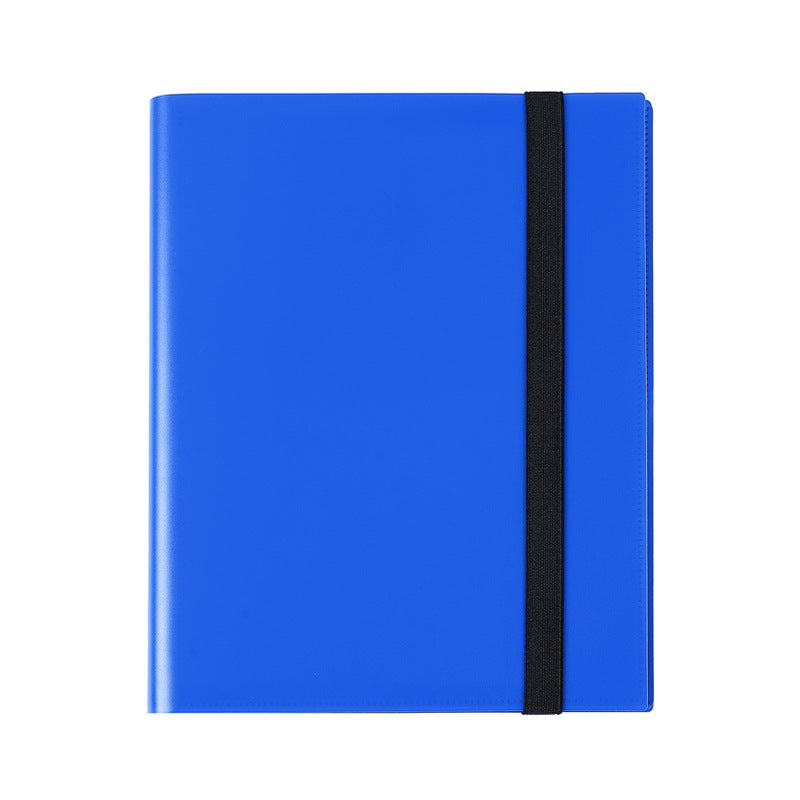 Elastic Band 9 Pocket Card Album Large Capacity 360 Slots PP Card Holder Book for Sports & TCG Collectible Trading Cards