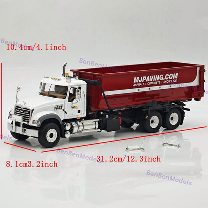 1/34 FIRST GEAR Mack Granite MP & Tub-Style Roll-Off Container DIECAST 19-4226