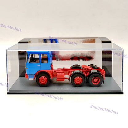 NEO 1/43 MAN 16304 F7 1968 Tractor Truck Blue Resin Model Car Limited Collection