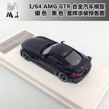 LMLF 1:64 Mercedes Benz AMG GTR Starlight Miniature Hobby Gifts Jouets moulés sous pression Collection de modèles de voitures