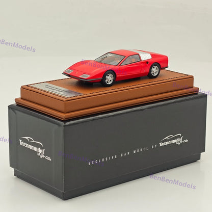 1/43 Tecnomodel Ferrari P6 Pininfarina Concept 1968 Red Resin Car Collectible