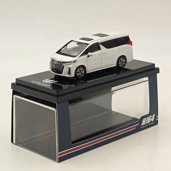 1/64 Hobby Japan Toyota ALPHARD(H30W)with Sunroof White Pearl Crystal Shine