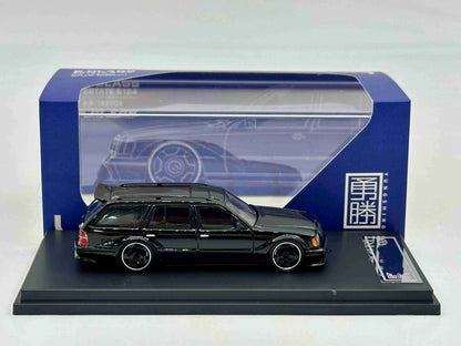 YS 1:64 E-CLASS ESTATE S124 2.5-16 EVO II Style Bodykit Diecast Toys Metal Car Model Miniature Collection Gifts