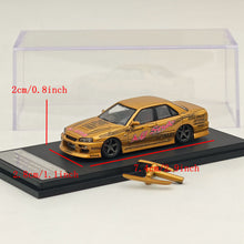 MORTAL 1:64 NISSAN BLITZ D1 SKYLINE ER34 URAS K5-660R MJ STYLE Drift Car Edition Miniature Diecast Toys Modèles de voitures Hobby Collection Cadeaux 