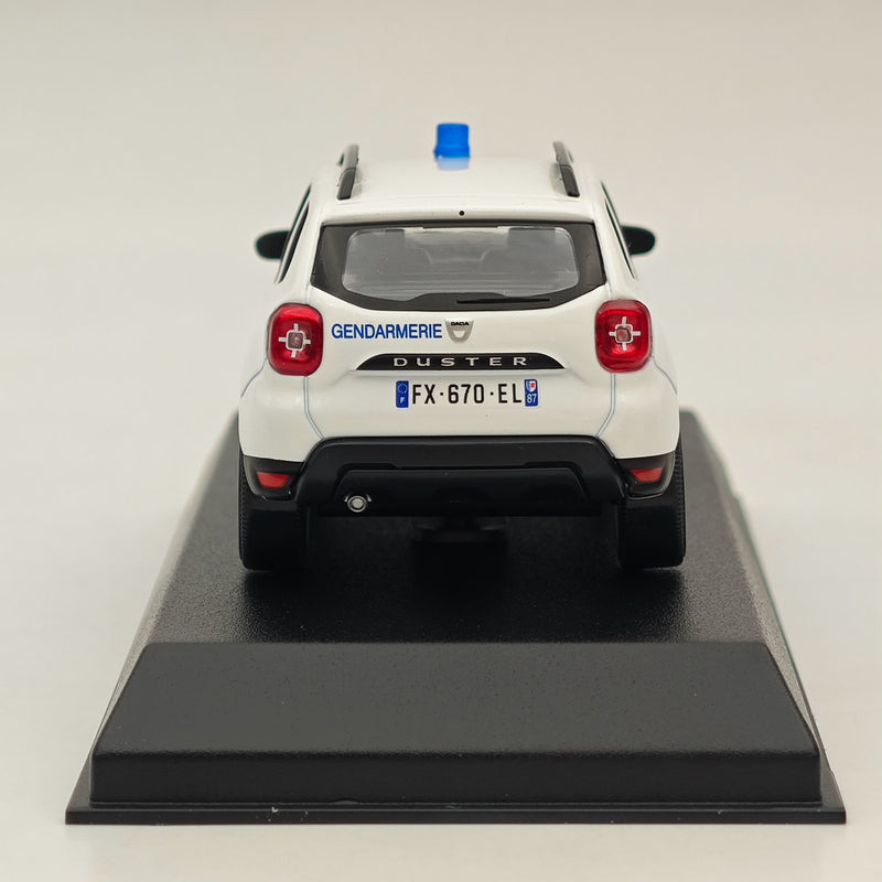 1/43 Norev Dacia Duster 2020 Gendarmerie-Equipe Cynophile Diecast Model White