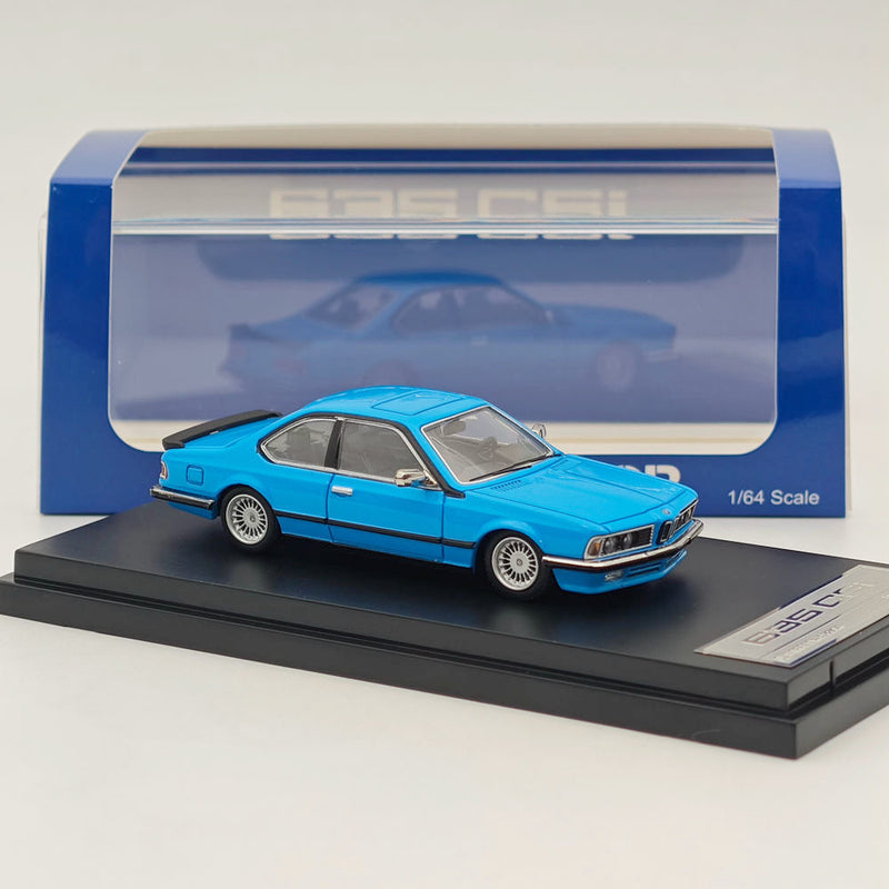 STREET WARRIOR 1/64 BMW E24 6 Series 635 CSI Blue Diecast Models Car Toy Limited 999 Collection