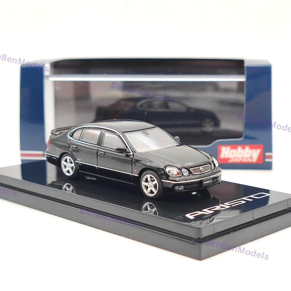 1/64 Hobby Japan TOYOTA ARISTO V300 VERTEX EDITION Black Diecast HJ641030ABK