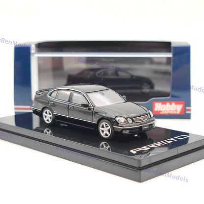 1/64 Hobby Japan TOYOTA ARISTO V300 VERTEX EDITION Black Diecast HJ641030ABK
