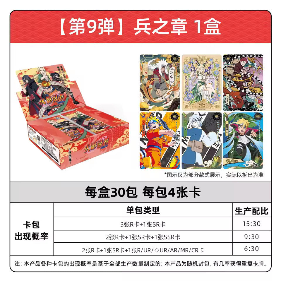 Naruto Official Trading Card Premium Booster Box TCG Anime Kayou NR-CC-B009 NEW