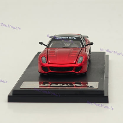 RM 1:64 599XX Racing Sports Model Diecast Car Model with Openable Hood