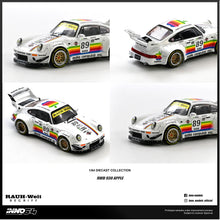 INNO 1:64 RWB 930 #89 White Apple Livery Wide-body Modification Alloy Model Car