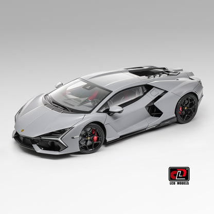 New Revuelto Renaissance Daniel LCD 1:18 Alloy Full Open Simulation Car Model Gray