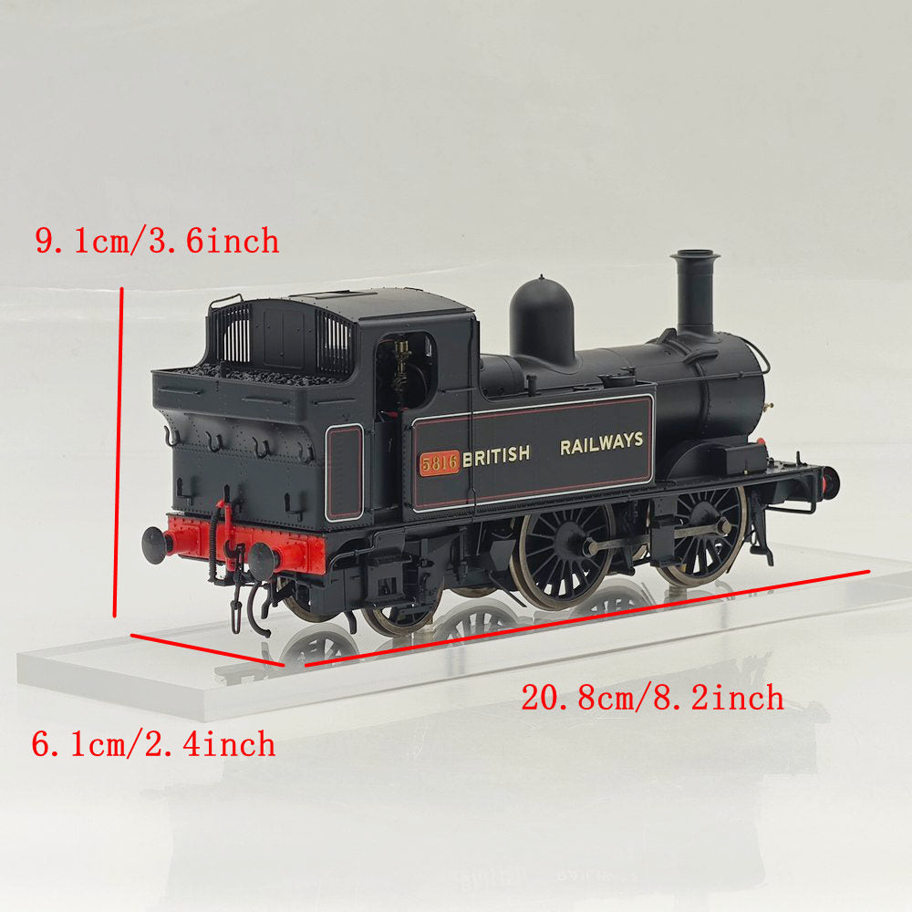 Dapol O Gauge 7S-006-053 58xx Class Steam Loco BR Lined Black 0-4-2T '5816' DCC